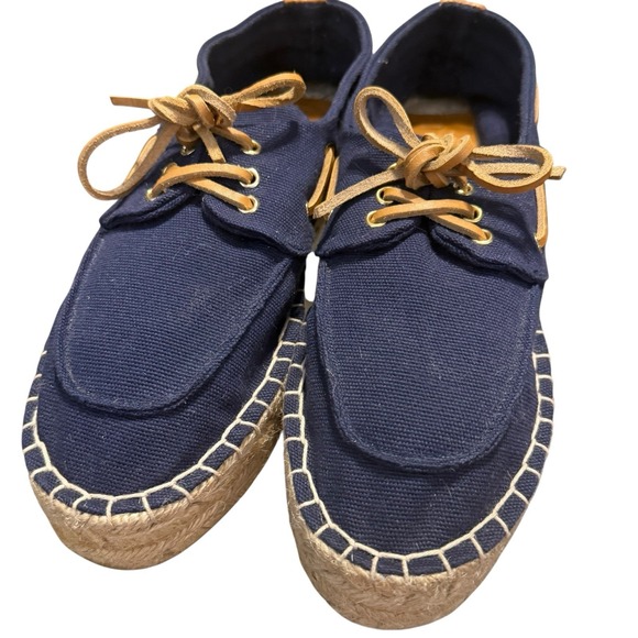 Tory Burch Women's Blanton Boat Shoes Navy Size‎ 6.5** Nautical Coastal Chic - Picture 12 of 12